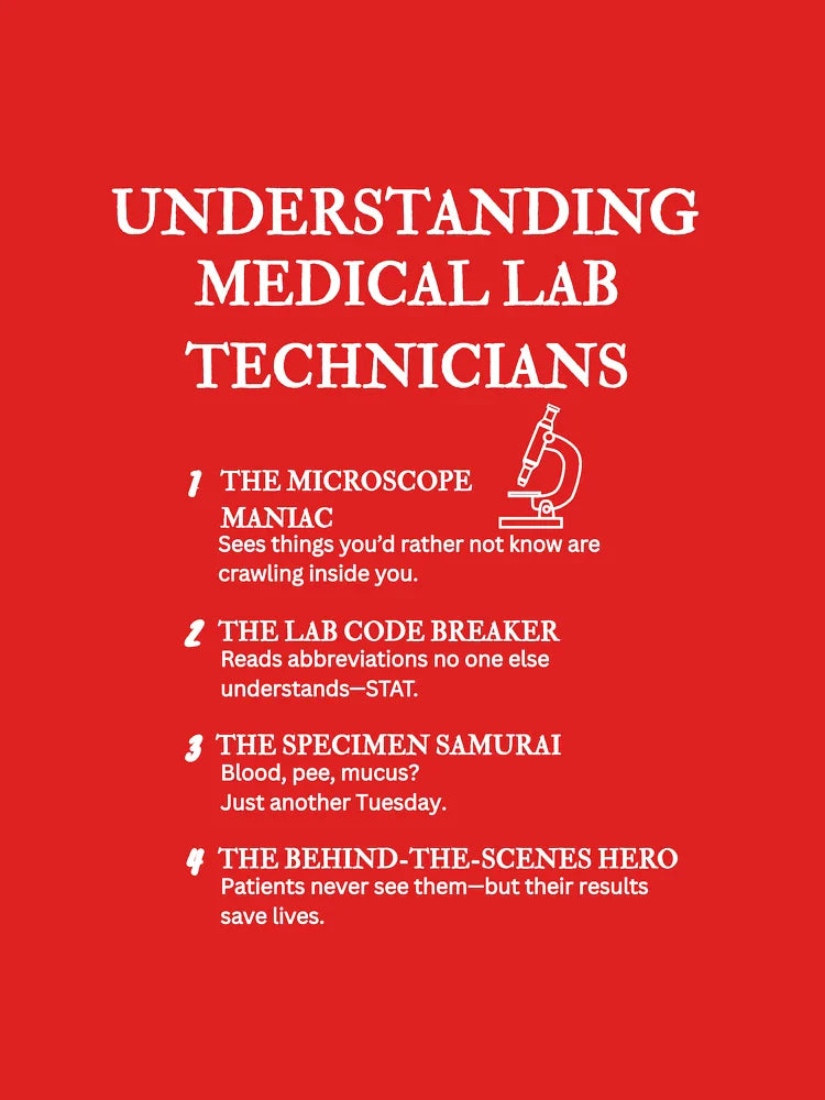 Understanding Medical Lab Technicians – Funny Science-Behind-the-Scenes Definitions – Black Classic T-Shirt