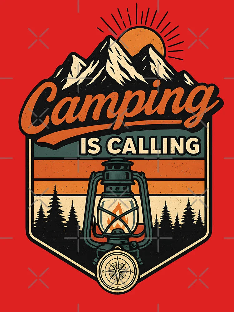 camping is calling adventure t shirt Classic T-Shirt