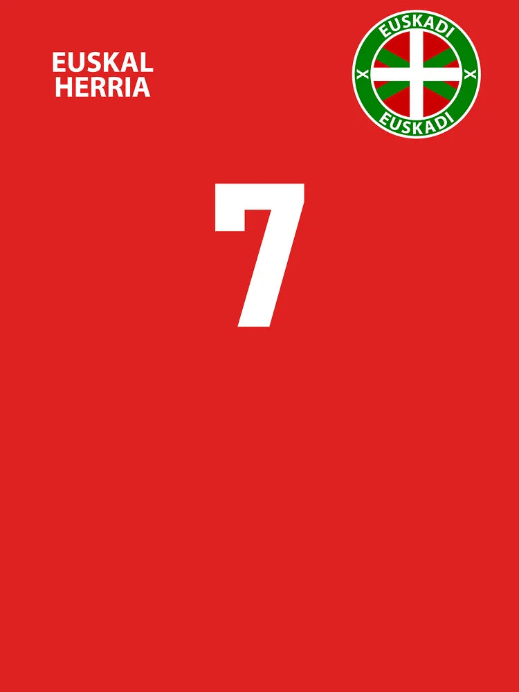 Euskadi (Basque Country) Soccer Pride Retro Football Jersey for Fans Classic T-Shirt