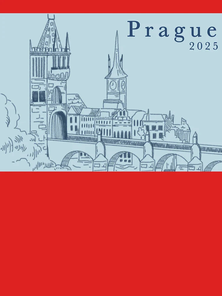 Prague bridge drawing  Classic T-Shirt