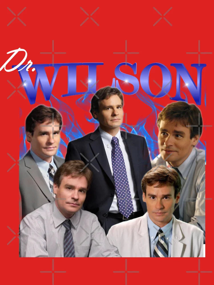 Dr Wilson House MD blue flames Classic T-Shirt