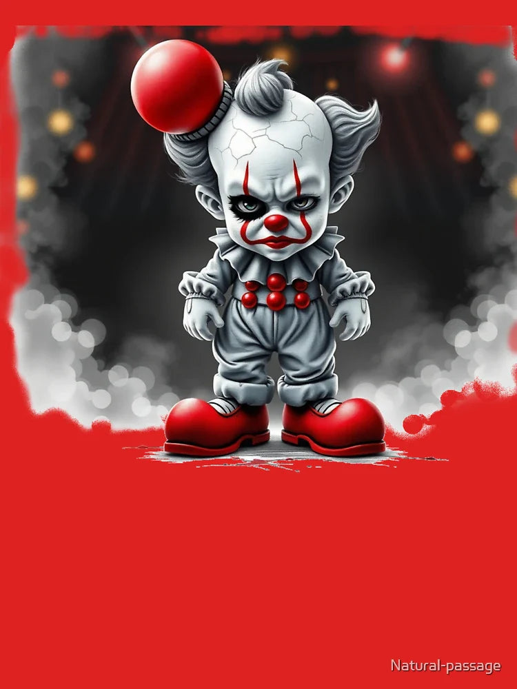 Eerie Clown in the Fog Classic T-Shirt