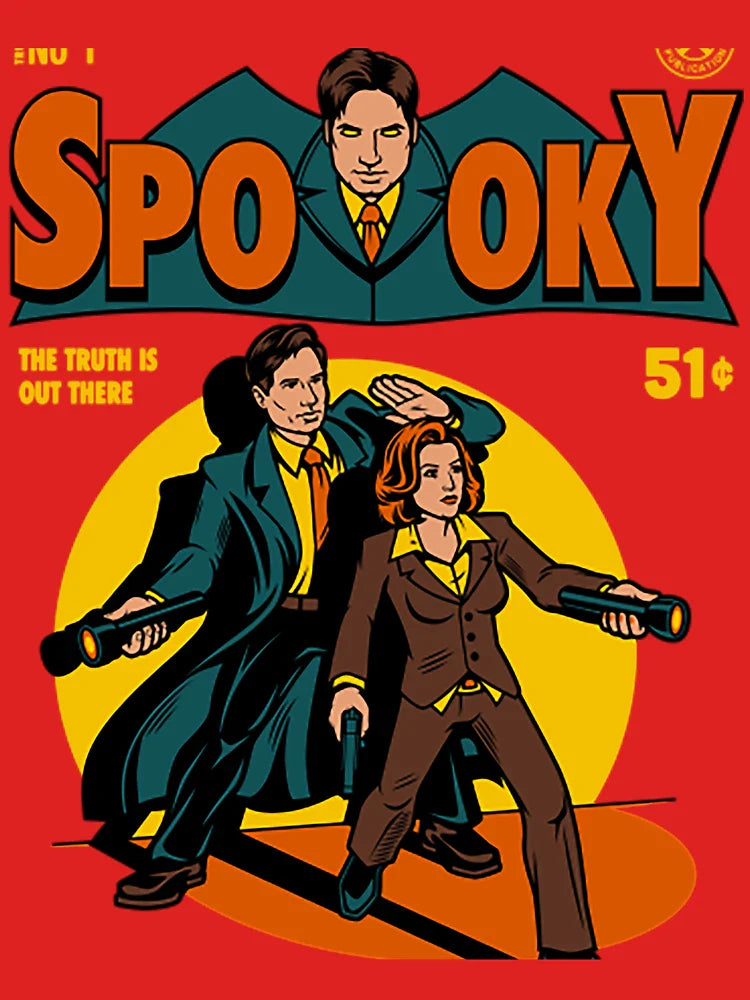 X Files T-ShirtSpooky Comic Classic T-Shirt