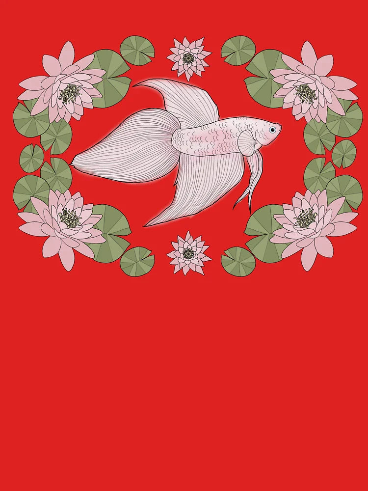Pink Veiltail With Lily Pads Classic T-Shirt