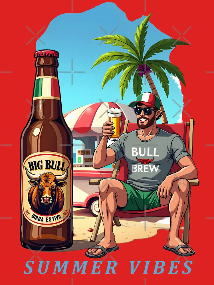 Summer Vibes Big Bull - Italy Birra Estiva Classic T-Shirt