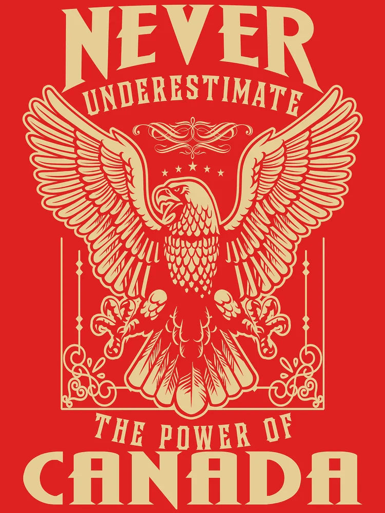 Canada Name - Never Underestimate The Power Of Canada Classic T-Shirt
