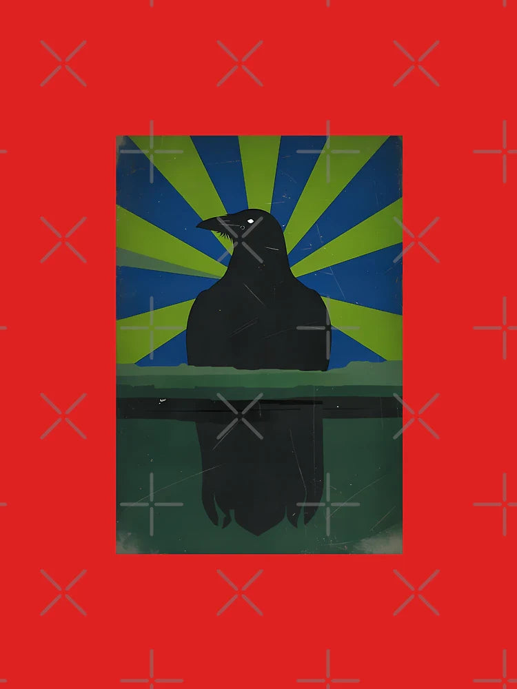 Mystical Crow Spirit Design Classic T-Shirt