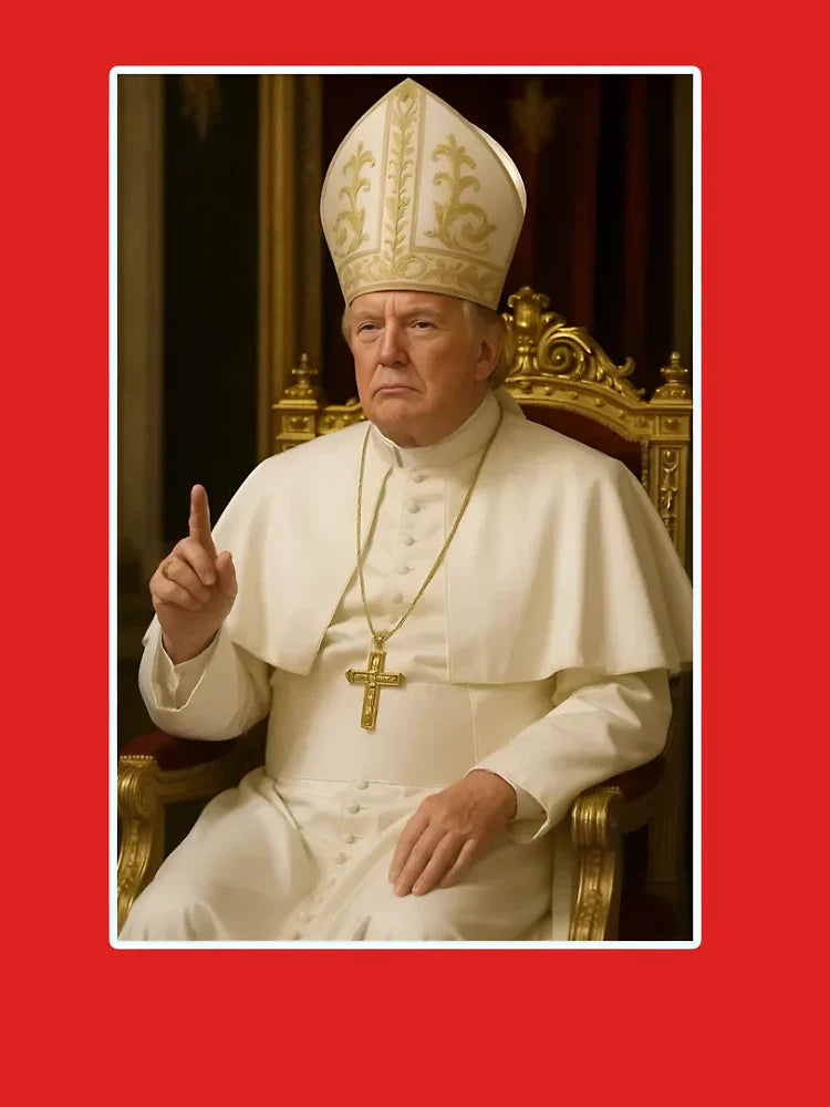Trump as Vatican Church Pope Trump Funny Vatican Christian Classic T-Shirt