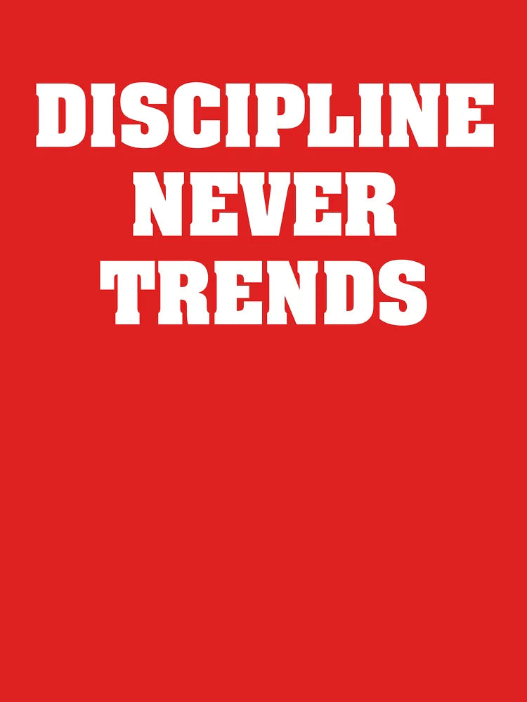 Gym Motivation - Discipline Never Trends Classic T-Shirt