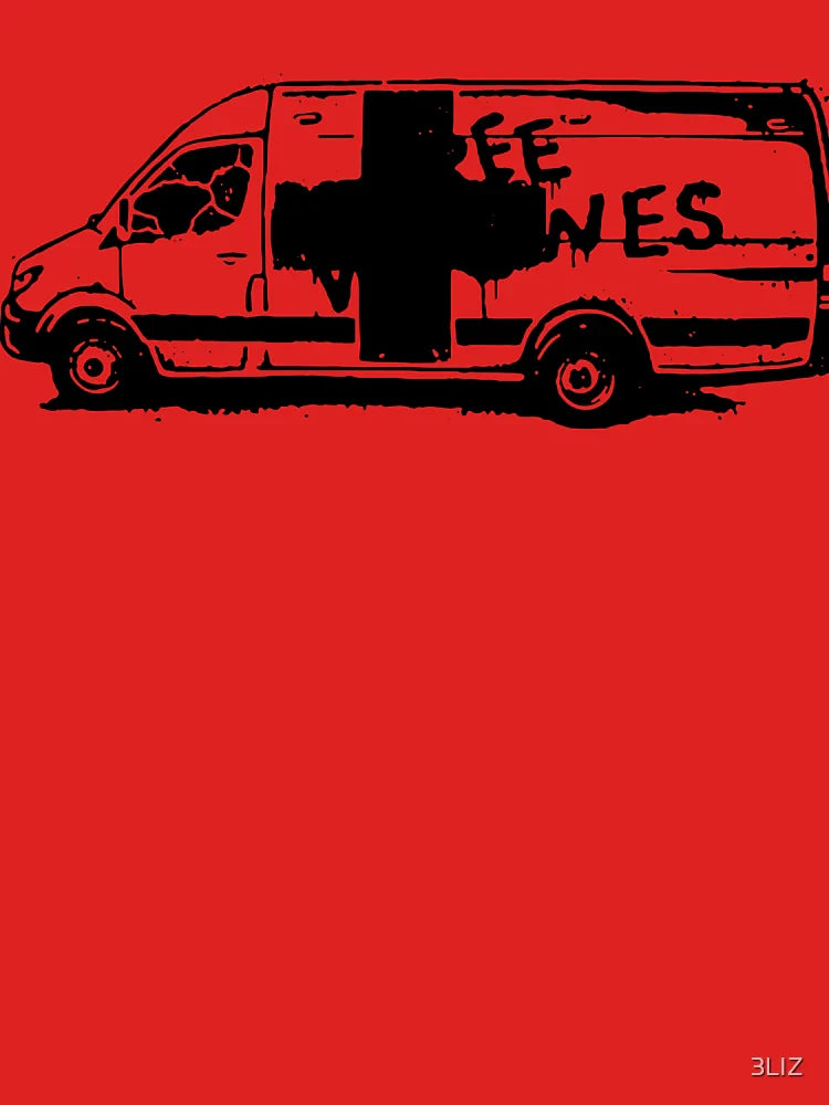Street Ambulance Van – Dark Satire Design Classic T-Shirt