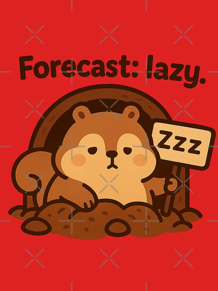 Funny Lazy Squirrel Mole Weather Sleepy Animal Art Classic T-Shirt