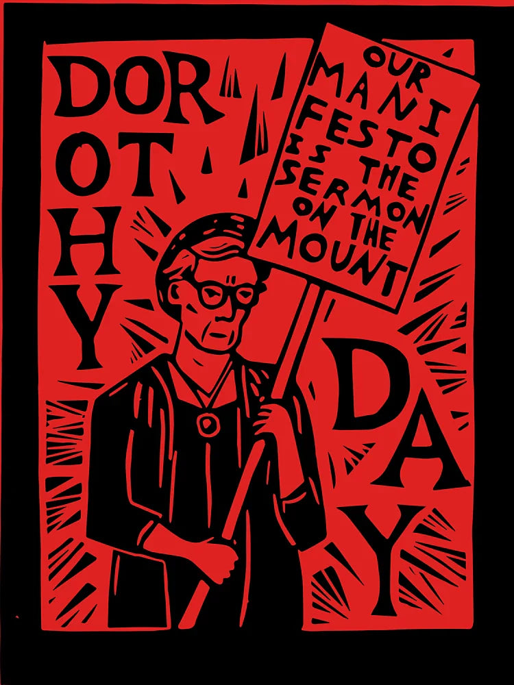 Dorothy Day "Our Manifesto is the Sermon on the Mount" Catholic Worker Quote Classic T-Shirt