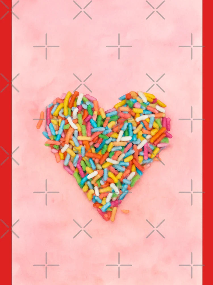 Candy Sprinkles Heart – Watercolor Sweet Love Art Classic T-Shirt