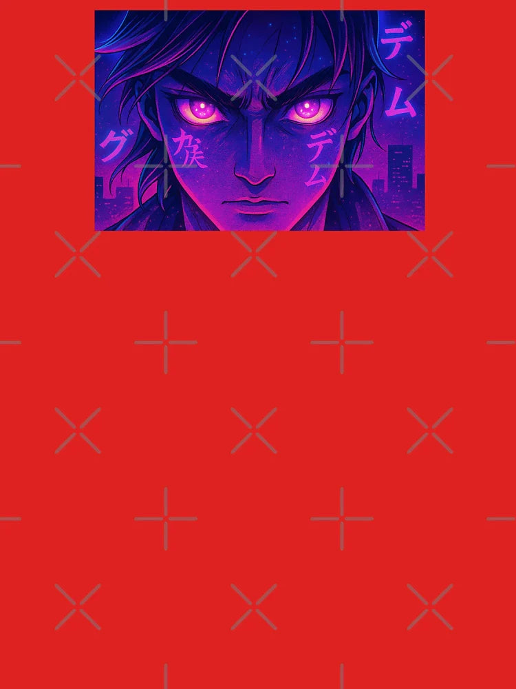 Anime character Synthwave style Classic T-Shirt