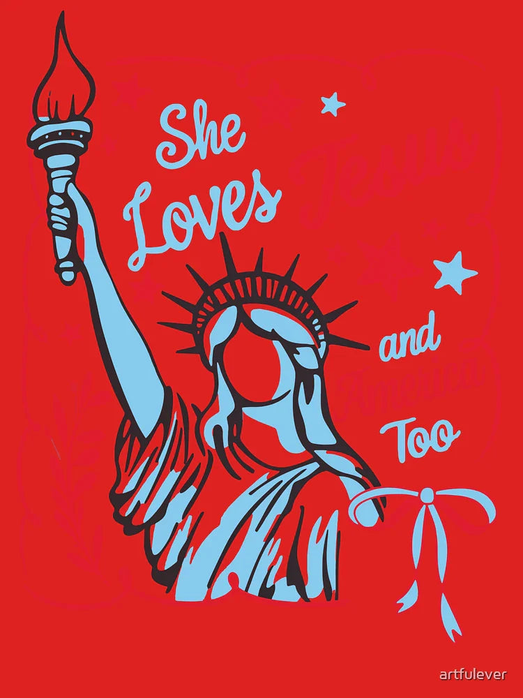 She Loves Jesus and America Too Classic T-Shirt