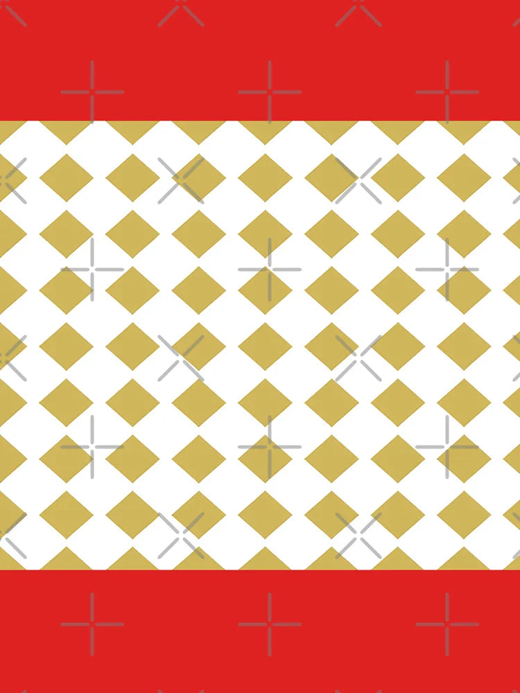 Elegant Golden Square Pattern Design Classic T-Shirt