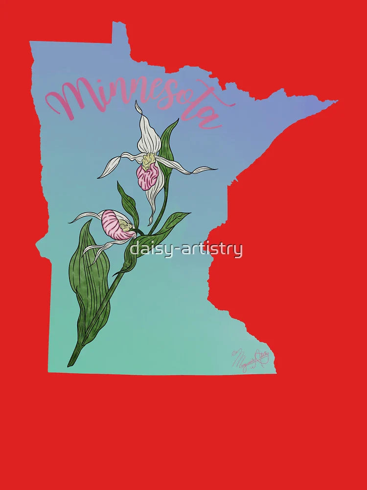 Minnesota State Flower: Pink Lady's Slipper Classic T-Shirt
