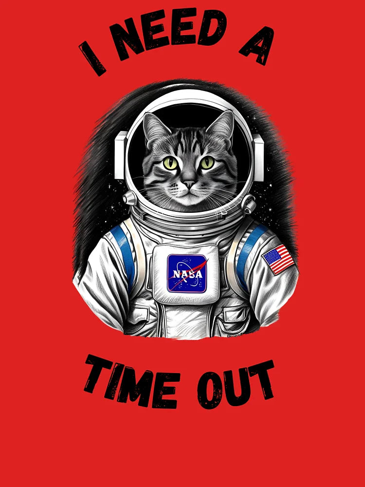 cat astronaut in space Classic T-Shirt