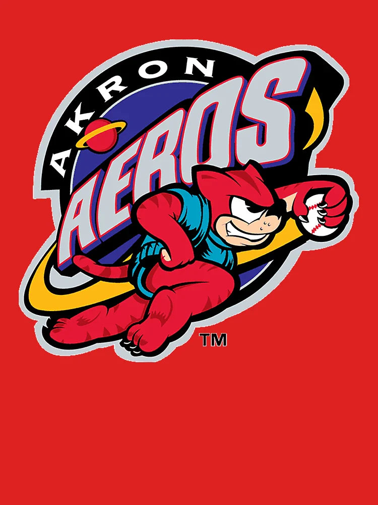 Akron Aeros Vintage Minor League Baseball Classic T-Shirt