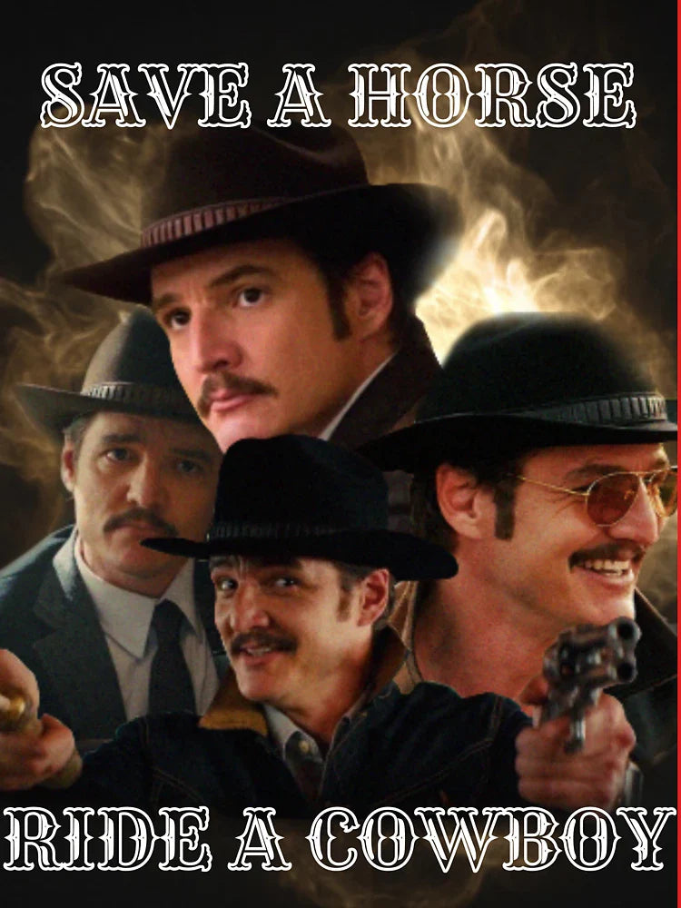 save a horse ride a cowboy pedro pascal Classic T-Shirt
