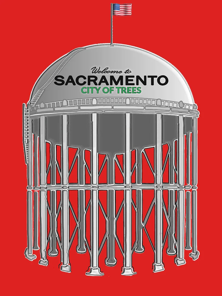 Copy of Sacramento City of Trees Tower Picaflor Clothing Classic T-Shirt