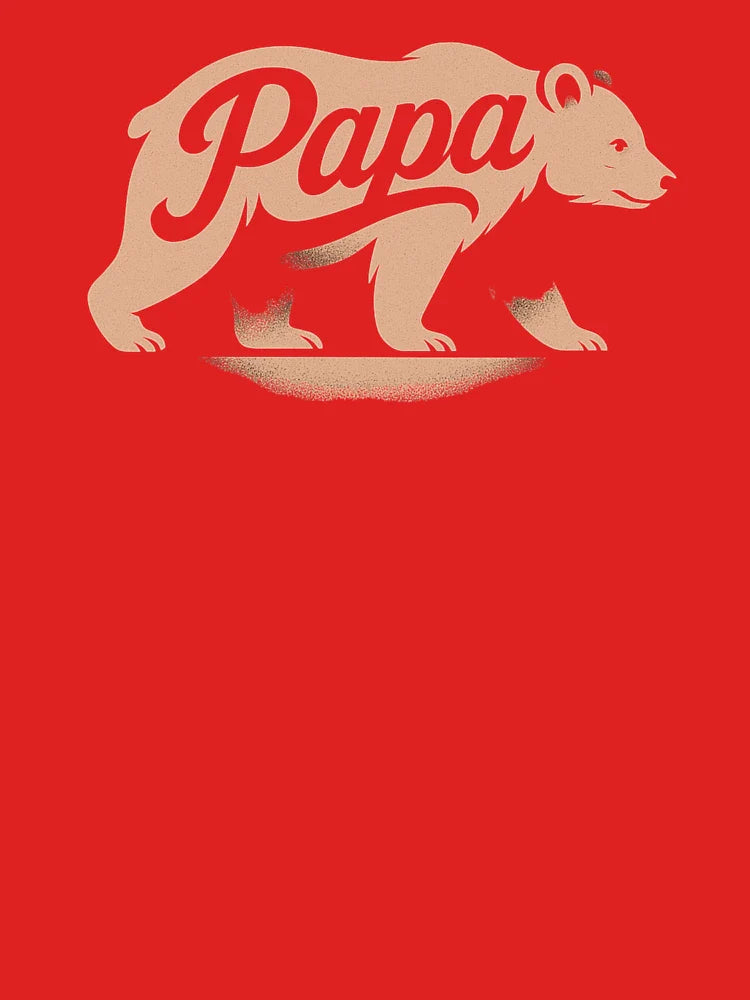 vintage papa bear Father's Day  Classic T-Shirt