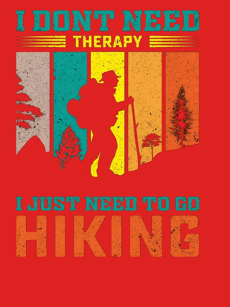 Hiking Therapy - Nature Lover Outdoor Adventure  Classic T-Shirt