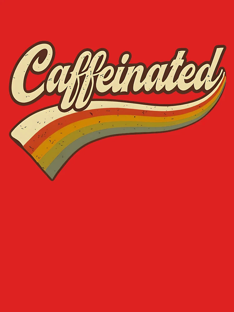 Caffeinated â€“ Retro Coffee Lover in Bold Vintage Style Classic T-Shirt