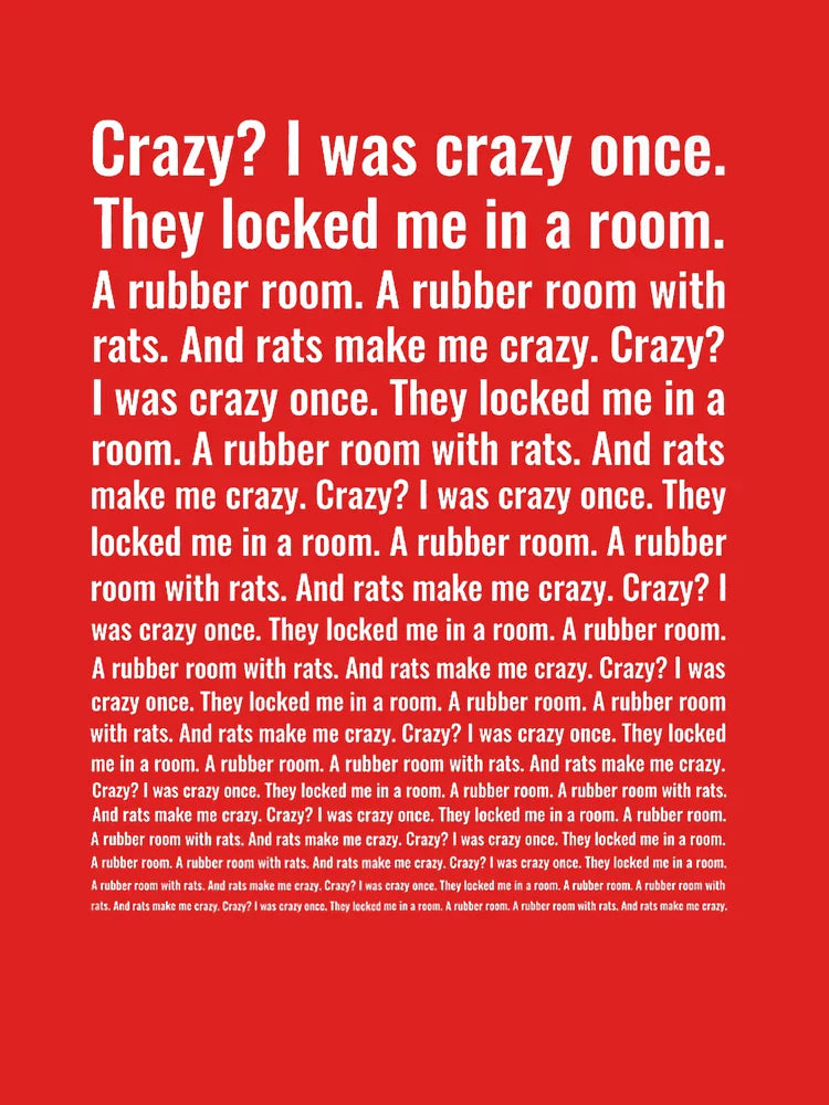 Crazy I Was Crazy Once. Funny Trending Meme Premium  Classic T-Shirt