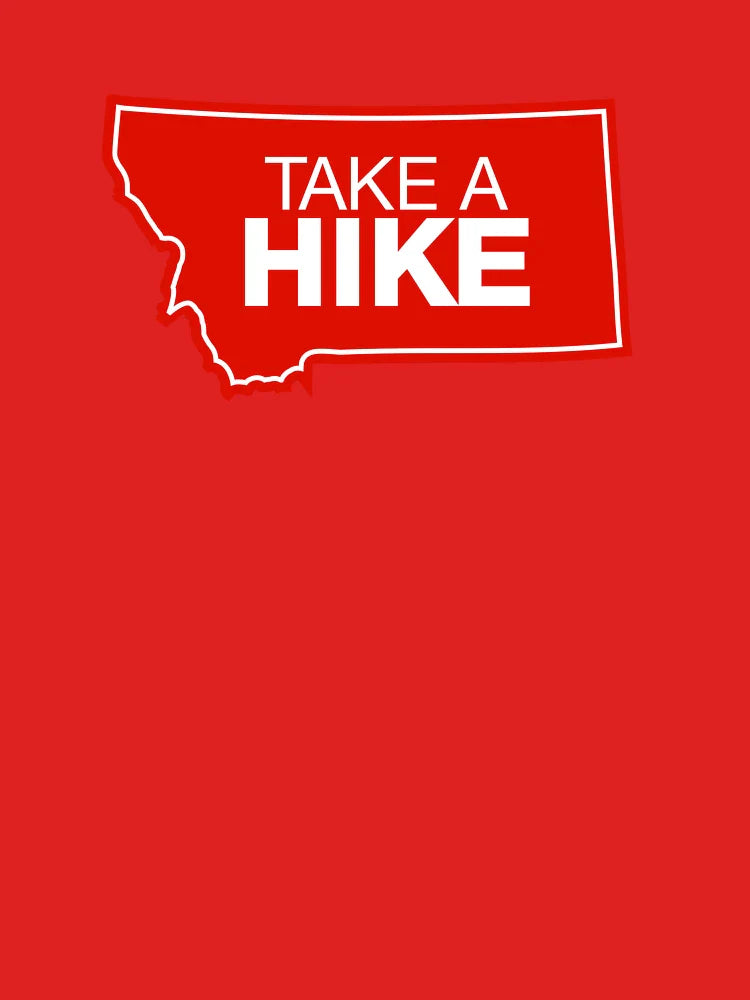 Take a Hike Montana (Cherry Red) Classic T-Shirt