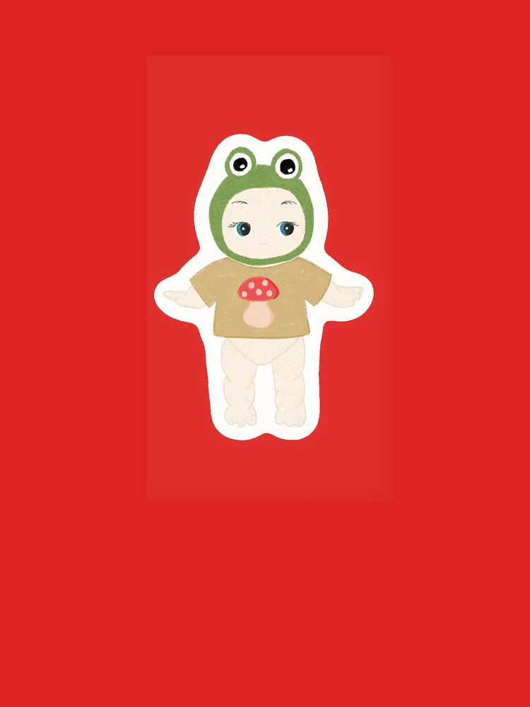 Frog Mushroom Sonny Angel Style Kewpie Baby  Classic T-Shirt
