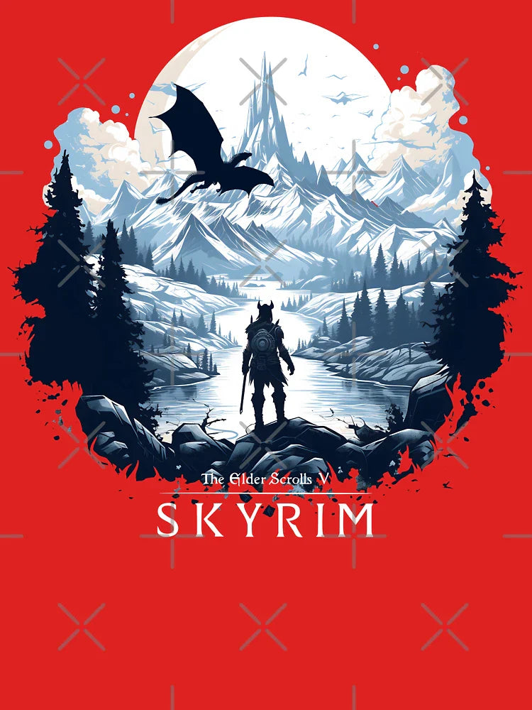 Skyrim Scenery Classic T-Shirt