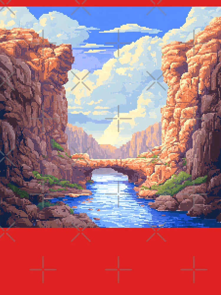 Canyon Spirits Pixel Path Classic T-Shirt