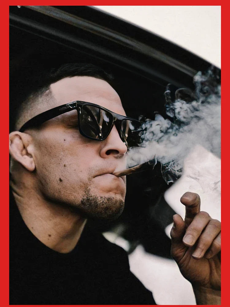 Nate Diaz UFC Cool Smoking Nate Diaz Bloody Nate Diaz Classic T-Shirt