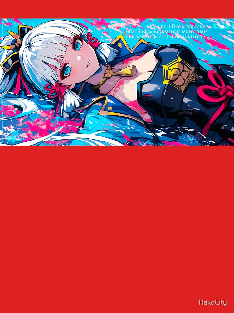 Kamisato Ayaka Genshin Impact Inazuma Elegance Deskmat Classic T-Shirt