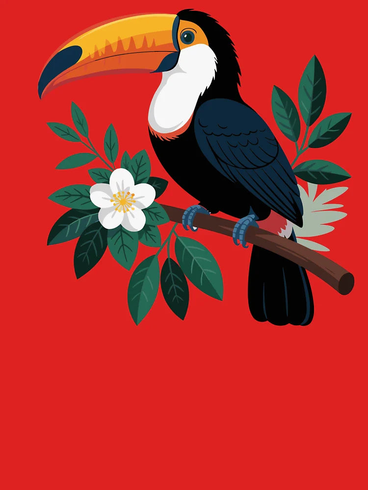 Toco Toucan Tropical Bird Tee Bold Beak Jungle Animal  Classic T-Shirt