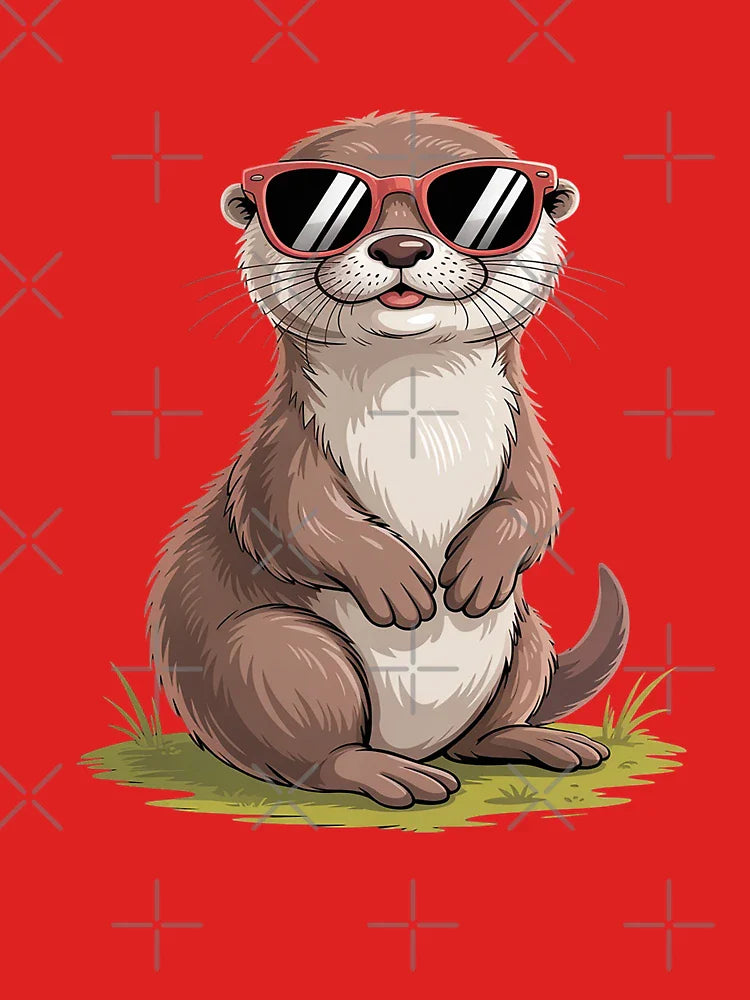 A Goofy Otter Showing Off His Shades Classic T-Shirt