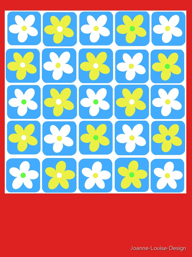 Spring Flower Blocks Classic T-Shirt