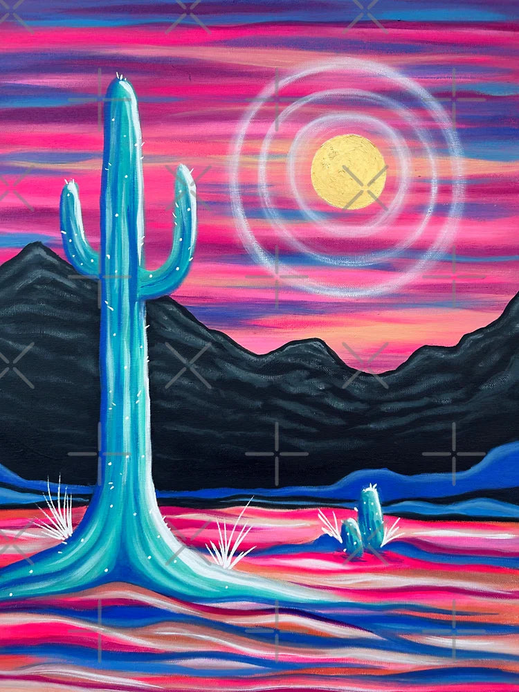 Cactus Colorful Desert Art Classic T-Shirt