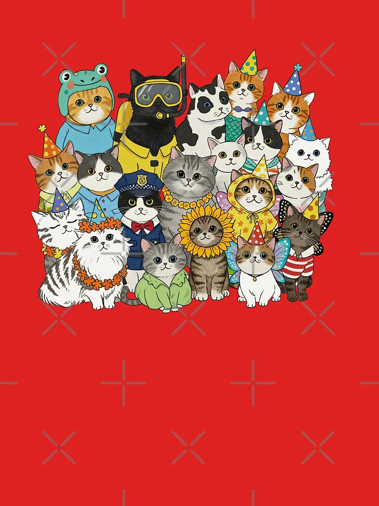 Cute Cats Costume party Classic T-Shirt
