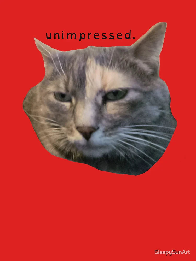 unimpressed cat meme Classic T-Shirt