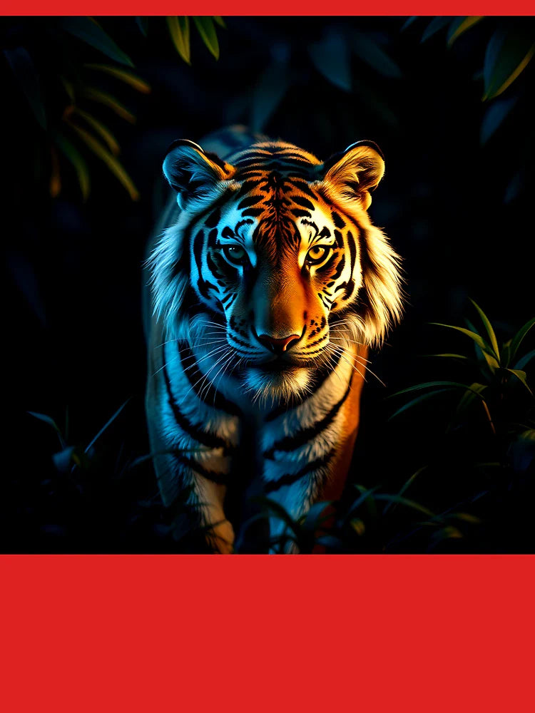 Tiger in the shadows of the night Classic T-Shirt