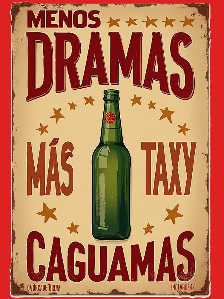 Less Drama, More Caguamas - Vintage Mexican Phrase Classic T-Shirt