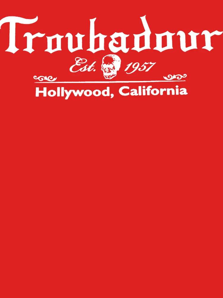 Troubadour Hollywood California Nightclub Rock Music Classic T-Shirt