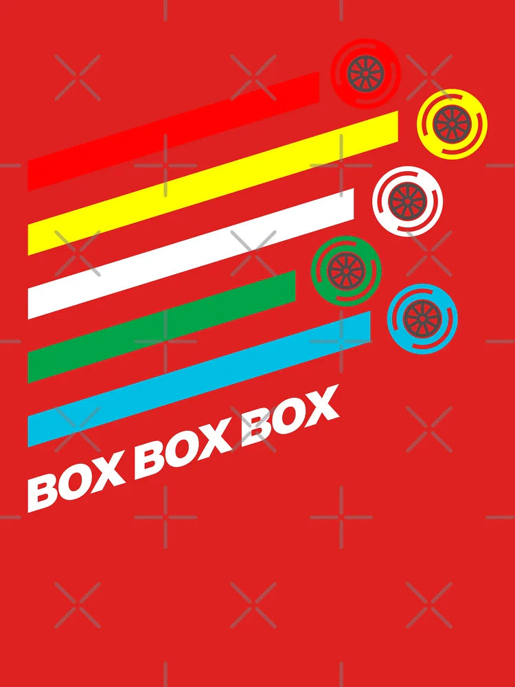 Box Box Box F1 Tyre Compound Options Classic T-Shirt
