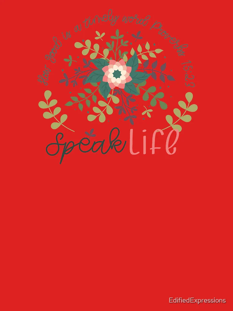 Speak Life Christian Bible Design Classic T-Shirt