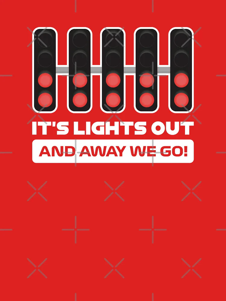 It's Lights Out and Away We Go! - Version 2 (White) Classic T-Shirt