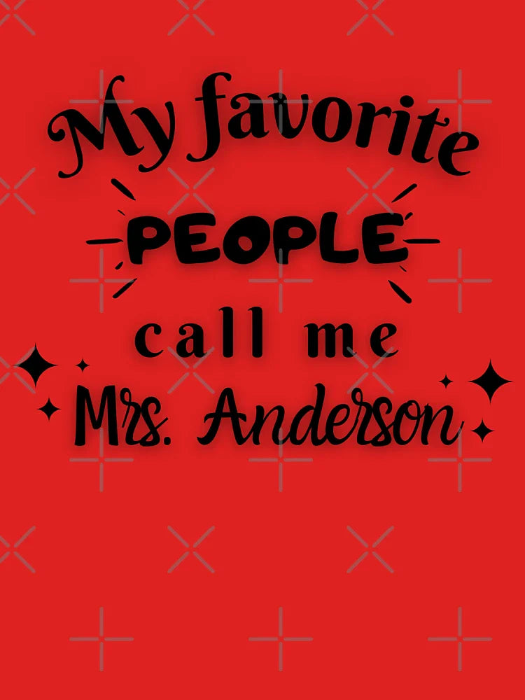 Mrs. Anderson Star Legacy Classic T-Shirt