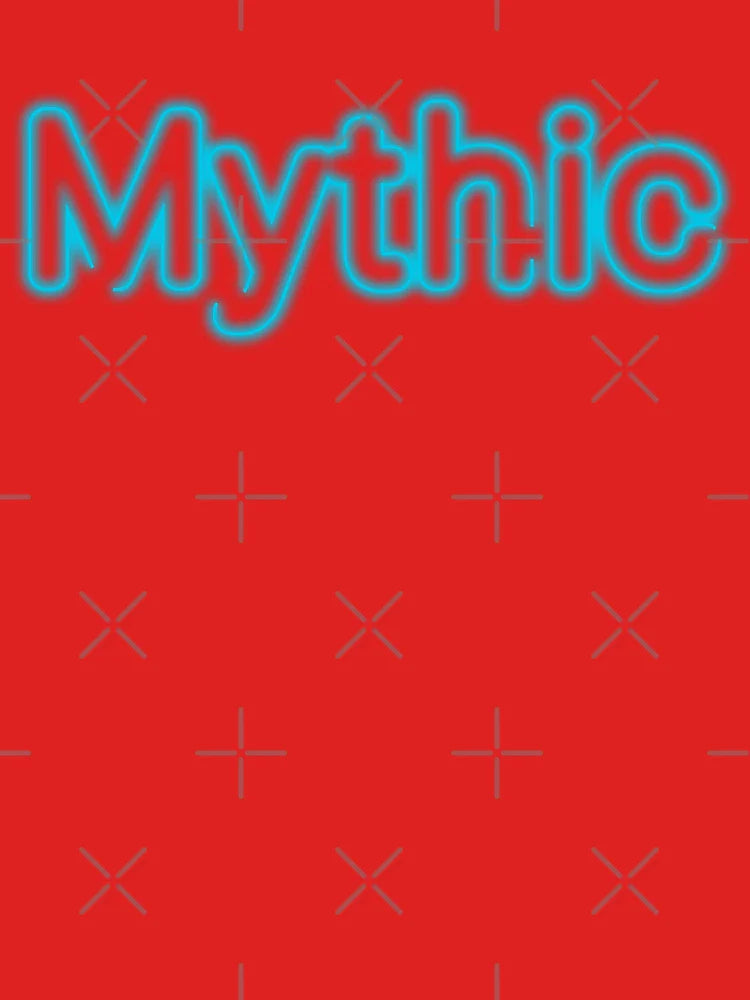 Mythic â€“ Soft neon typography with a mystical flair Classic T-Shirt