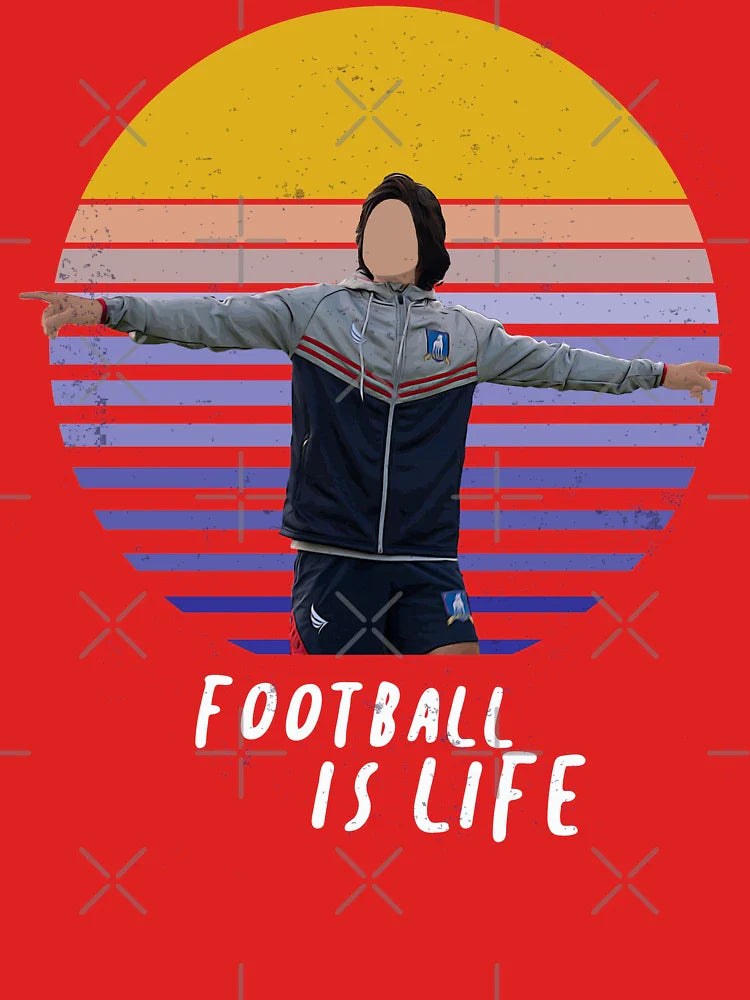 Football is life Vintage Sunset Classic T-Shirt